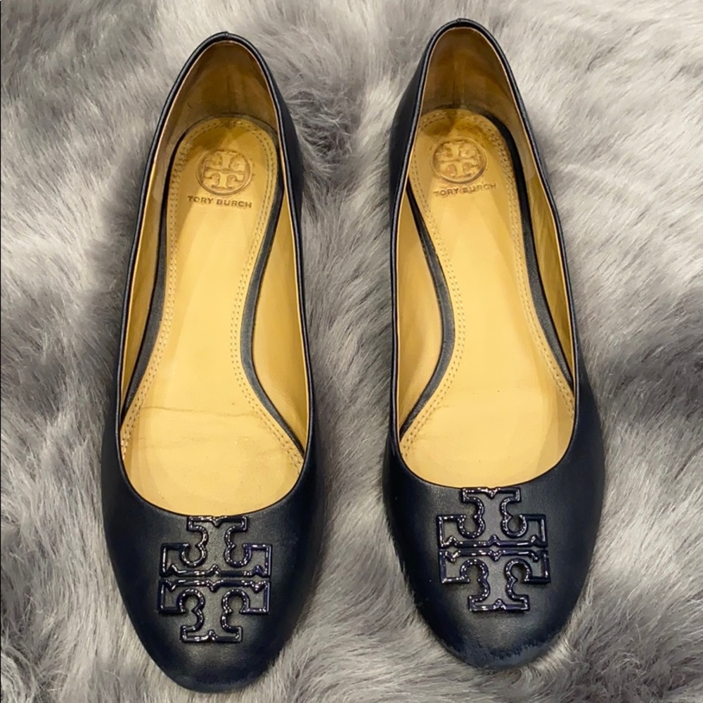 Tory Burch Lowell 2 Ballet Flats- Navy